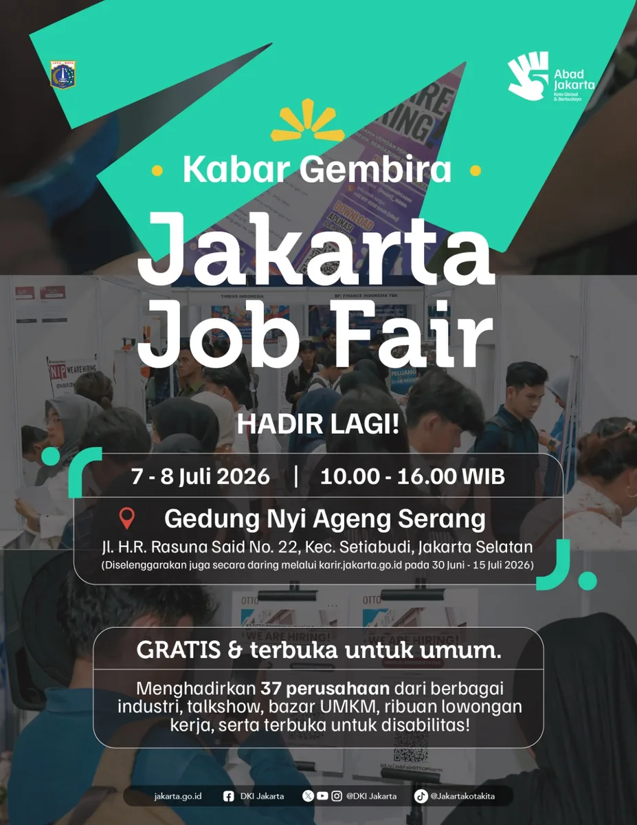 Job Fair Kabupaten Gayo Lues 2026 (Suku Dinas TKTE Wilayah Kabupaten Gayo Lues Barat) : 7-8 Juli 2026